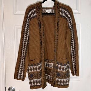 NWOT Lucky Brand hooded cardigan